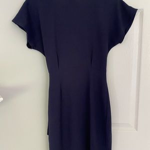 Navy blue colored wrap dress - size Xs